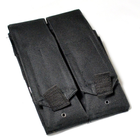 Подсумок карман сдвоенный для 2 магазинов черный Кордура - изображение 1