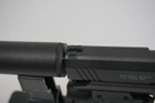 Страйкбольний спрінговий пістолет Galaxy Colt 1911PD з глушником та лазерним прицілом на кульках BB 6 мм металевий - зображення 4
