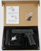 Страйкбольний спрінговий пістолет Galaxy Colt 1911PD з глушником та лазерним прицілом на кульках BB 6 мм металевий - зображення 7