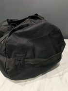Військовий баул рюкзак Colo 90 л Чорний від 50 шт - зображення 6