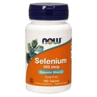 Натуральні добавки і екстракти NOW SELENIUM 100 мкг 100 таблеток