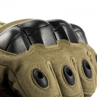 Тактичні рукавиці військові-армійські XL Зелений - зображення 3