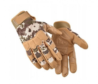 Тактичні рукавиці військові-армійські XL CAMO Koyot - зображення 1