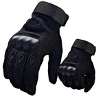 Тактические Перчатки Oakley Tactical Gloves PRO полнопалые черные размер L - изображение 1