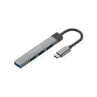 USB-С Promate LiteHub-4 3xUSB 2.0 + USB 3.0 Grey (litehub-4.grey)