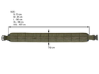 Пояс ремінь тактичний військовий COMBAT MOLLE поясний ремінь (XL) - MULTICAM PREMIUM - зображення 3