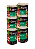 Влажный корм Savory Cat Can Adult С уткой 400 г