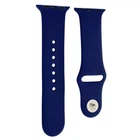Браслет, ремешок силиконовый для Apple Watch 42-44 mm темно-синий