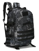 Городской тактический штурмовой военный рюкзак ForTactic на 40 литров Черный питон (st2759) - изображение 1