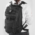 Военный тактический штурмовой рюкзак Defcon 5 на 25 литров "NP-9" Черный - изображение 5