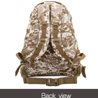 Армейский камуфляжный тактический рюкзак 48x32x15 см зеленый 50401 - изображение 3