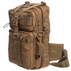 Рюкзак тактический (Сумка-слинг) с одной лямкой SILVER KNIGHT TY-5386 30л хаки - изображение 5