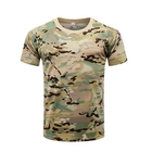 Тактическая футболка Flas-2; XXL/56р; 100% Хлопок. Камуфляж/зеленый. Армейская футболка Флес. Турция - изображение 2