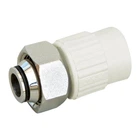 Муфта под Евроконус PPR Blue Ocean с накидной гайкой 25х3/4" ВР с латунным штоком SD00020879