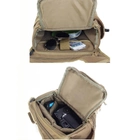 Армейская сумка тактическая 25x20x11 см камуфляжная 50438 - изображение 8