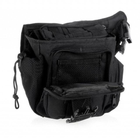 Сумка тактична через плече TacticBag Molle B03 Black - зображення 2