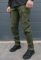 Тактичні штани Staff cargo L хакі - зображення 1