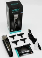 Машинка для стрижки волос VGR V-059, аккумуляторная, USB Black