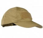 Военная тактическая бейсболка кепка MIL-TEC Rip Stop Coyote One size - изображение 2