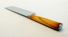 Нож кухонный-топорик 17 см Damascus DK-OK 4005 AUS-10 дамасская сталь 67 слоев - изображение 4
