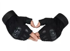 Беспалые военные перчатки (походные, армейские, защитные, охотничьи) Черный Размер :M (23998uybjnmkl)(LIVE) - изображение 2