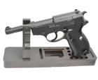 Страйкбольний спрінговий пістолет Galaxy Walther P38 на кульках BB 6 мм металевий - зображення 3