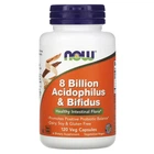 Пробиотики NOW 8 Billion Acidophilus Bifidus 120 вег капсул
