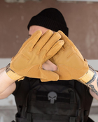 Тактические перчатки с пальцами BEZET M песочные - изображение 4