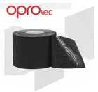 Кінезіо тейп (Кінезіологічний тейп) OPROtec Kinesiology Tape Black 5cm*5м (TEC57541) - зображення 1