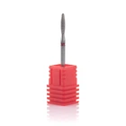 Фреза алмазная Nail Drill для обработки кутикулы (Пуля), 244 023R, диаметр 2,3 мм. (красная насечка)
