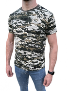 Футболка Пиксель ЗСУ мужская, летняя военная футболка, тактическая футболка для военных ВСУ. Размер XXL (56) - изображение 3