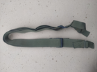 Ремень оружейный трехточечный тактический трехточка для АК, автомата, ружья, оружия цвет олива - изображение 6