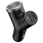Автомобильное зарядное устройство для телефона Baseus 3.1 A Black