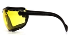 Тактические очки с диоптрической вставкой в комплекте Pyramex V2G amber желтые - изображение 5