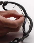 Тактичні окуляри з діоптрійною вставкою у комплекті Pyramex V2G clear прозорі - зображення 9