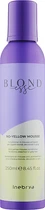 Мус-кондиціонер для освітленого або сивого волосся - Inebrya Blondesse No-Yellow Mousse Conditioner 250ml (945556-86905)