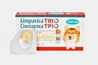 Таблетка Simparica Trio від бліх, кліщів та гельмінтів для собак масою 10-20 кг