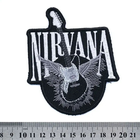 Нашивка Nirvana (Seattle Washington 1988) фігурна Neformal 9.5*11.2 см (N0570)