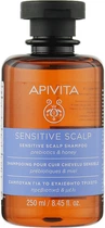 Шампунь для кожи головы с пребиотиками и медом - Apivita Sensitive Scalp Sensitive Scalp Shampoo Prebiotics & Honey 250ml (1023718-84135)