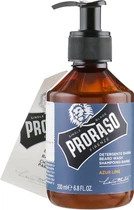 Шампунь для бороды - Proraso Azur Lime Beard Wash 200ml (588813-35159)