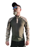 Военная тактическая рубашка убакс Размер 4XL (58-60) 120159 хаки - изображение 3