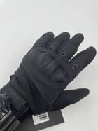 Тактичні рукавиці Чорні Без Бренду (ХXL) - изображение 1