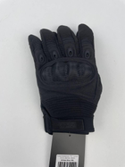 Тактичні рукавиці Чорні Без Бренду (ХXL) - изображение 3
