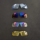 Тактические очки со сменными линзами, армейские очки для стрельбы Rockbros черные - изображение 3