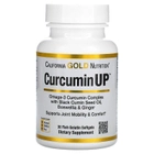 Омега-3 та куркума, для рухливості та комфорту, California Gold Nutrition, CurcuminUP, 30 капсул - зображення 1