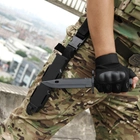 Тактические перчатки беспалые с защитой запястья Bezet Tactical Gloves (черные, размер L) - изображение 8