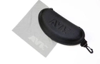 Окуляри захисні для армії ЗСУ AVK Veloce Black сонцезахисні з гумкою чорний - зображення 2