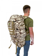 Рюкзак тактичний 80л піксель, рюкзак військовий камуфляжний, тактичний рюкзак похідний - зображення 5