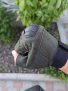 Военные тактические перчатки Kremina без пальцев L - изображение 3