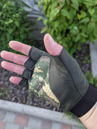 Военные тактические перчатки Kremina без пальцев L - изображение 5